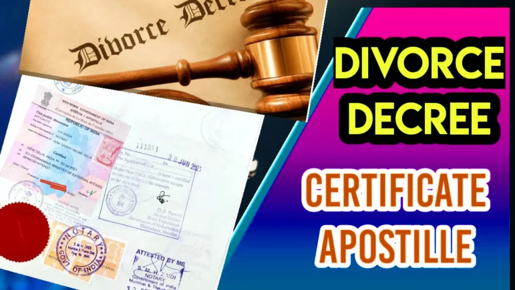 Divorce Certificate Apostille Services in India